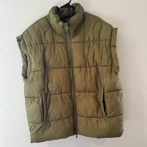 FP Movement Green Puff Vest